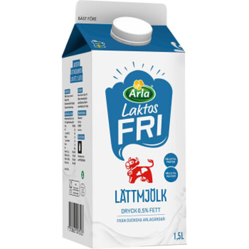 Lättmjölkdryck 0,5% Laktosfri 1,5l Arla Ko®