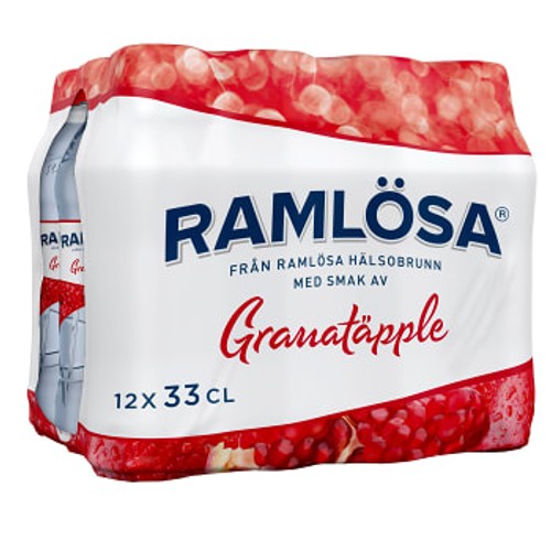 Vatten Kolsyrad Granatäpple 33cl 12-p Ramlösa