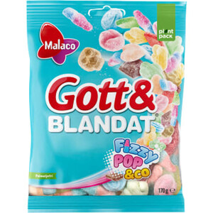 Gott & Blandat Fizzy Pop & co 170g Malaco