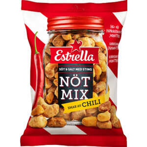 Nötmix smak av Chili 175g Estrella