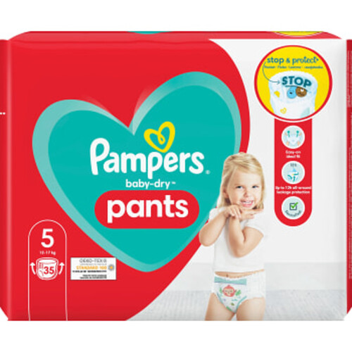 Byxblöjor Baby Dry Pants 5 12-17kg 35-p Pampers