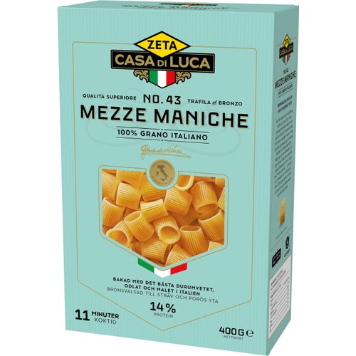 Mezze Maniche 400g Zeta