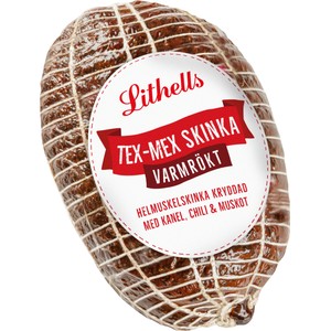 Skinka Tex-Mex Varmrökt i skivor ca 15g Lithells