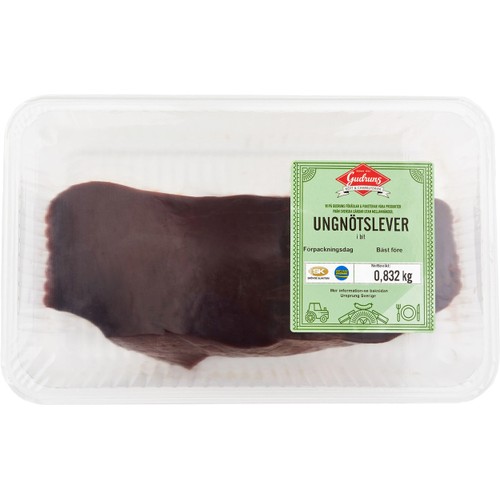 Ungnötslever ca 625g Gudruns