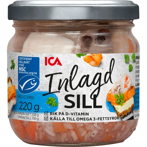 Inlagd sill 220g ICA