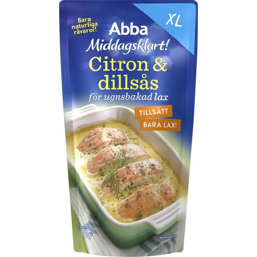 Färdig sås Middagsklart Citron & dill 375g Abba