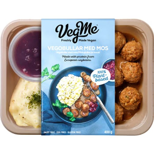 Färdigmat Vegobullar med mos 400g Vegme