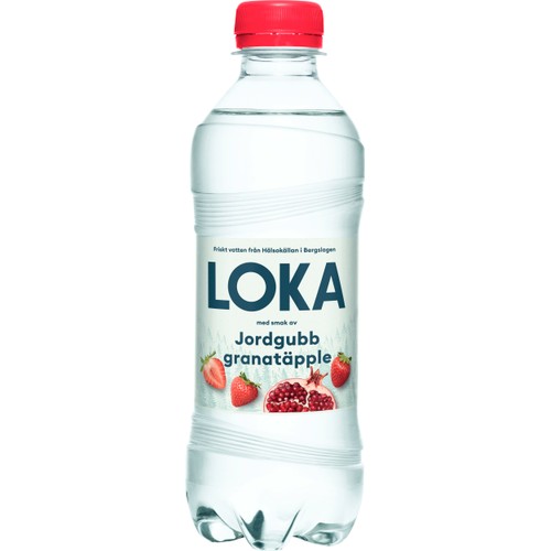 Kolsyrat Vatten Jordgubb Granatäpple 33cl Loka