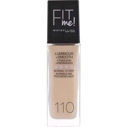 Foundation Fit Me Luminous + Smooth Porcelain 110 30ml Maybelline