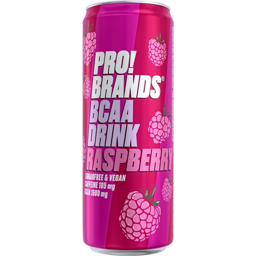 Energidryck BCAA Drink Raspberry 330ml ProBrands!