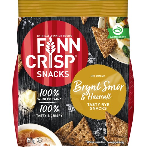 Brynt Smör & Havssalt 150g Finn Crisp