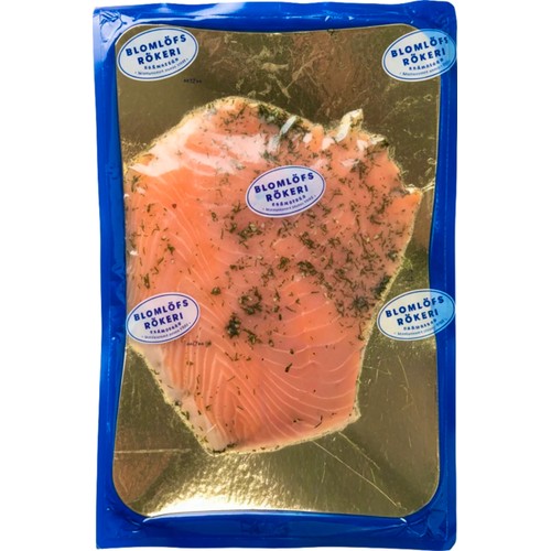 Gravad Lax Skivad 150g Blomlöfs Rökeri