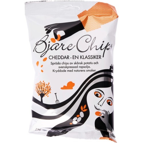 Chips Cheddar 75g Bjäre Chips