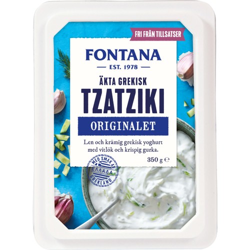 Tzatziki Äkta Grekisk Orginalet 350g Fontana