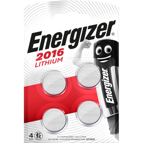 Knappcellsbatteri 2016 4-p Energizer