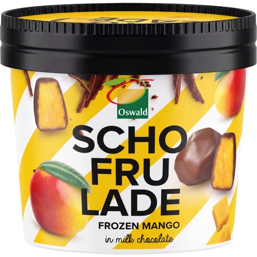 Mango Chokladdoppad Fryst Shofrulade 130g Oswald