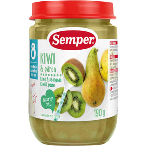 Päron & kiwi Från 8m 190g Semper