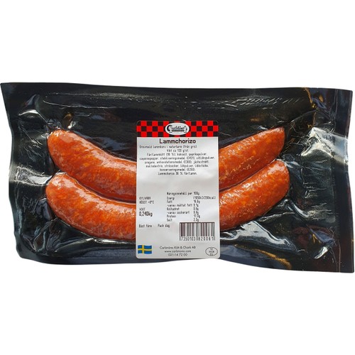 Lammchorizo ca 240g Carlströms Kött & Chark