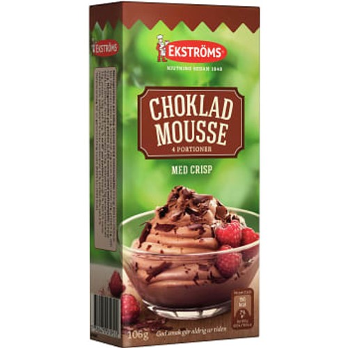 Chokladmousse med Crisp 106g Ekströms