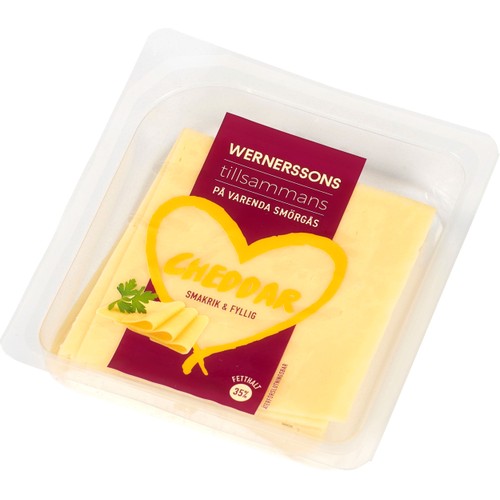 Cheddar Skivad 250g Wernerssons