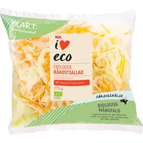 Råkostsallad Ekologisk 275g ICA I love eco
