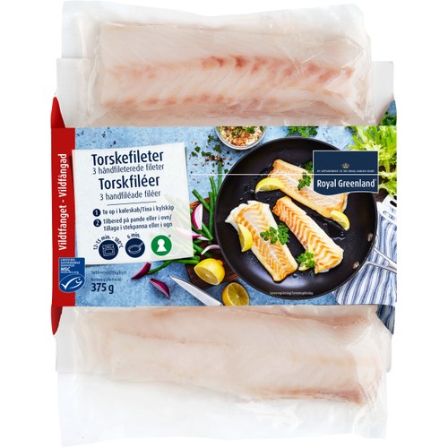 Torskfiléer 375g Royal Greenland