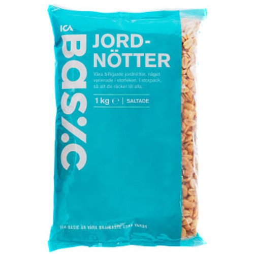 Jordnötter 1kg ICA Basic