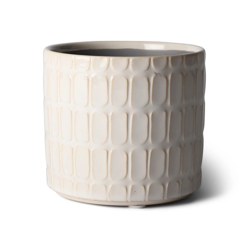 Kruka tegel vit 12,5cm x12
