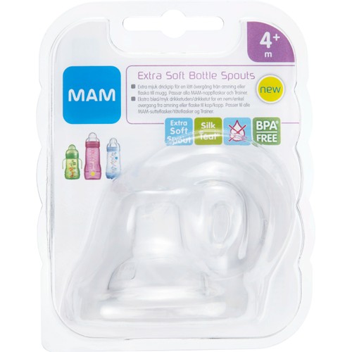 Dinappar Extra mjuka 4mån+ 2-p MAM