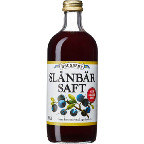 Slånbärssaft 50cl Brunneby