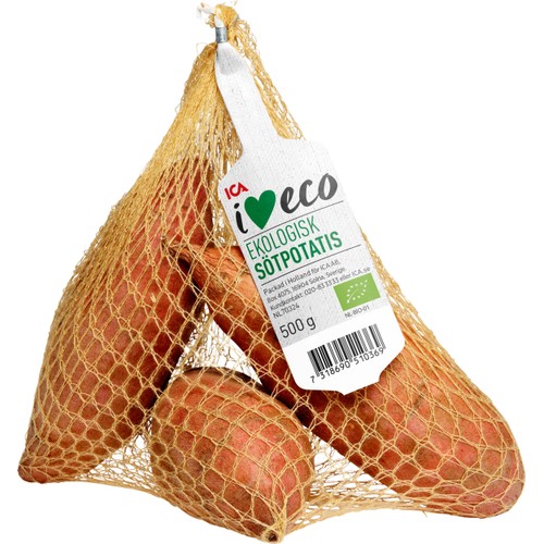 Sötpotatis Ekologiska 500g Klass 1  ICA I love eco