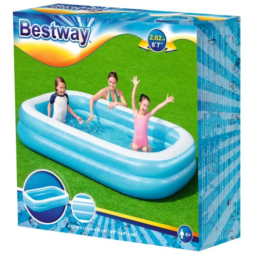 Familjepool 262x175cm Bestway
