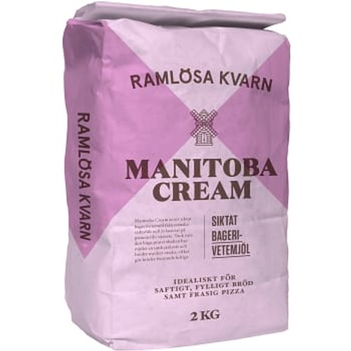 Manitoba Cream Vetemjöl 2kg Ramlösa Kvarn