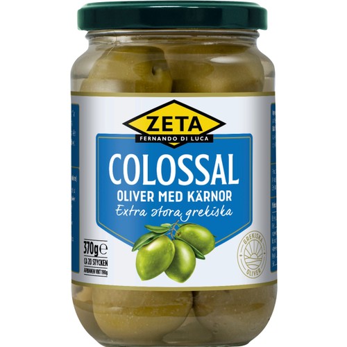 Oliver Colossal med kärnor 370g Zeta