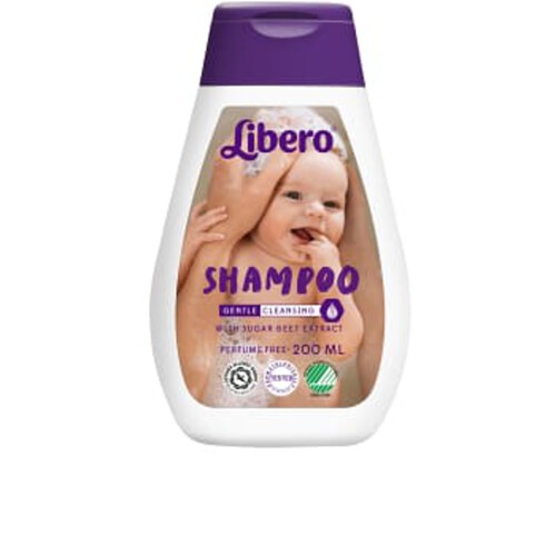 Barnschampo Oparfymerad 200ml Miljömärk Libero