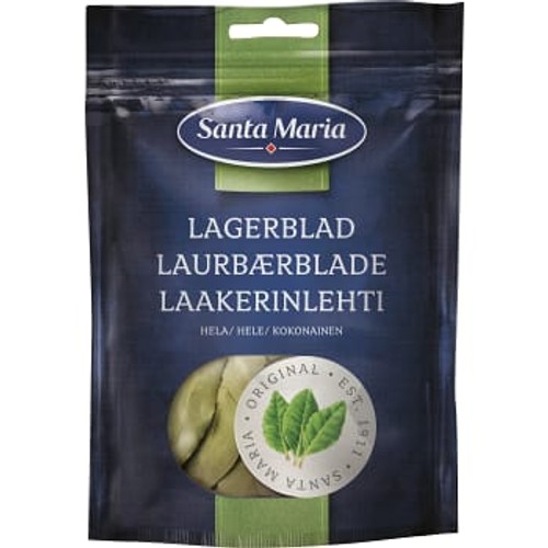 Krydda Lagerblad Hela påse 4g Santa Maria