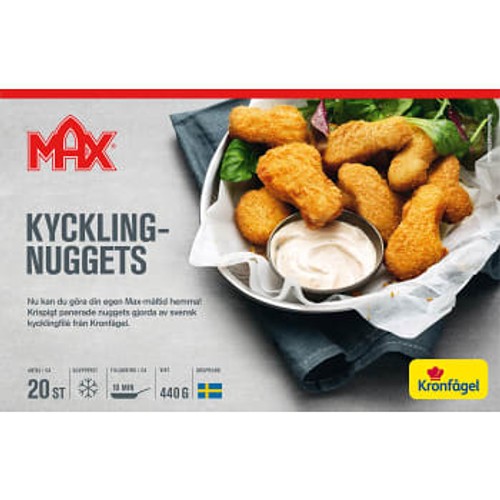 Kycklingnuggets Fryst 440g Max