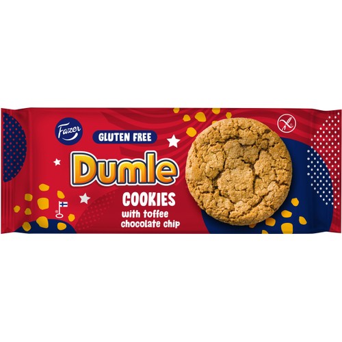 Dumle Cookies glutenfria 140g Fazer