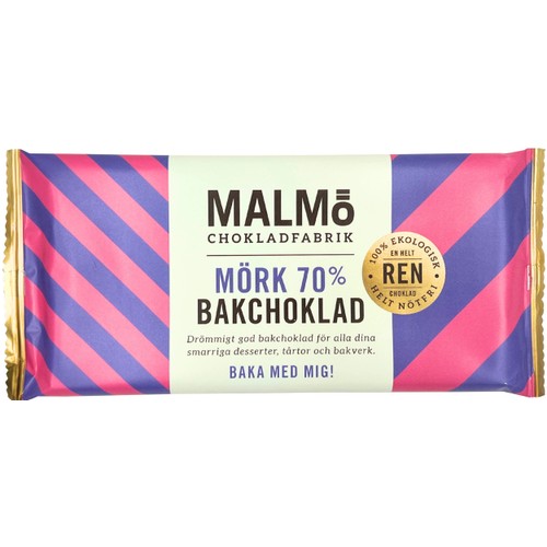 Bakchoklad Mörk Malmö Chokladfabrik