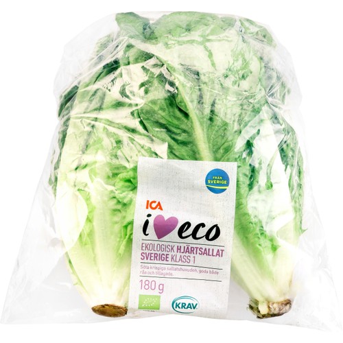 Hjärtsallad Ekologisk 180g Klass 1 ICA I love