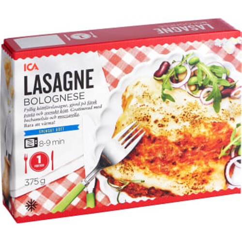 Lasagne Bolognese Fryst 375g ICA