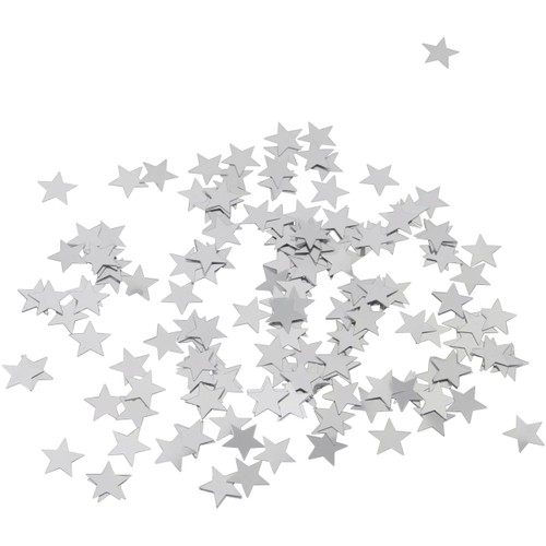 Konfetti Stjärnor Silver
