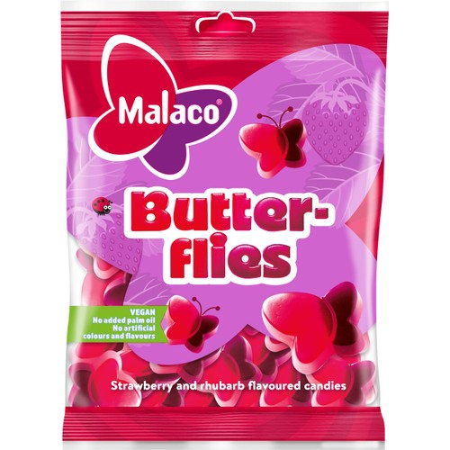 Godispåse Butterflies 95g Malaco