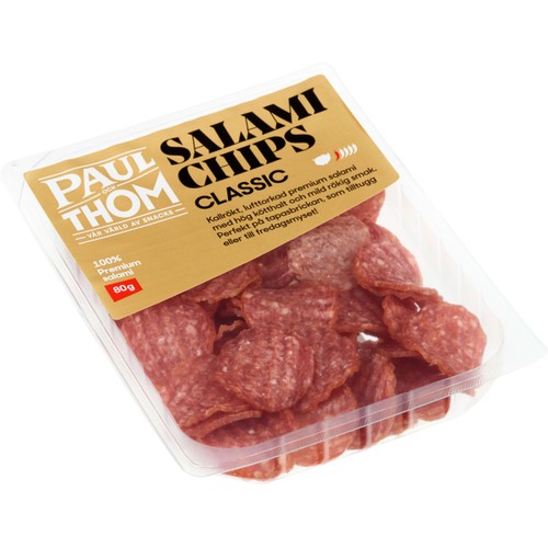 Salamichips classic 80g PAUL och THOM
