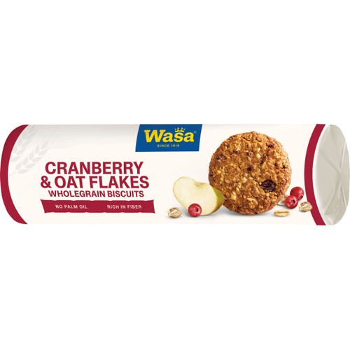 Kakor Cranberries & Oat Flakes 250g Wasa