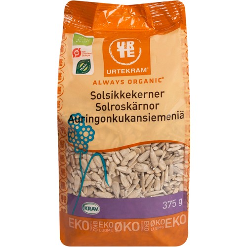 Solroskärnor Ekolgiska 375g Urtekram