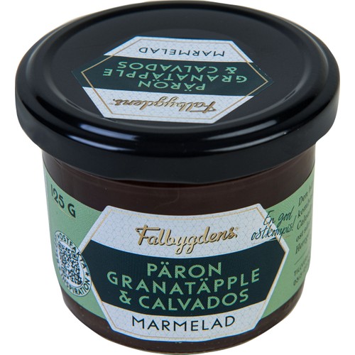 Delikatessmarmelad Päron & granatäpple med calvados 125g Falbygdens ost