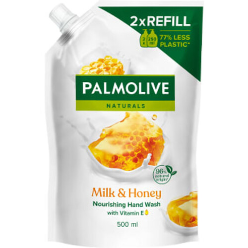 Handtvål Flytande Milk & honey Refill 500ml Palmolive