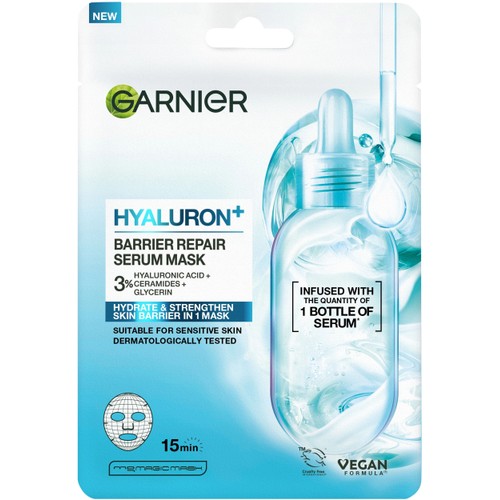 Ansiktsmask Hyaluron + Barrier Repair Serum Mask 1-p Garnier