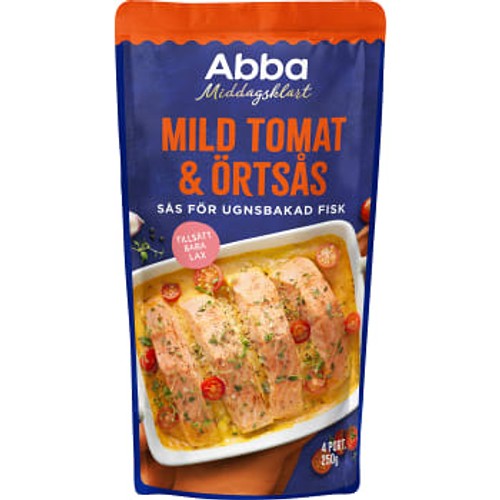 Mild tomat & örtsås 250g Middagsklart  Abba